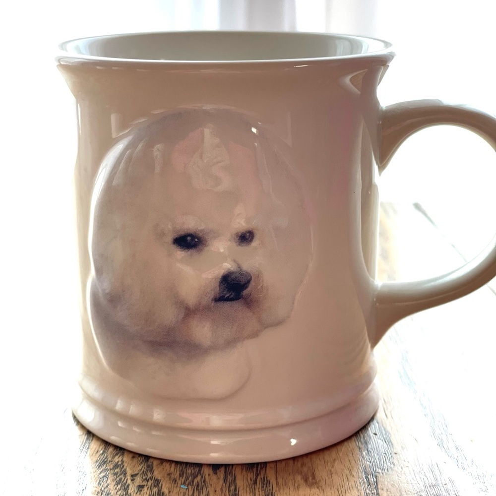 Best Friend Originals Bichon Frise Embossed Mug Xpres